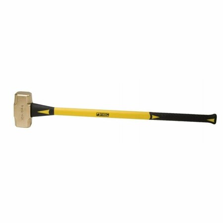 ABC HAMMERS ABC Hammers, Inc.  12 lb. Brass Hammer with 33 inch  Fiberglass Handle AB1851